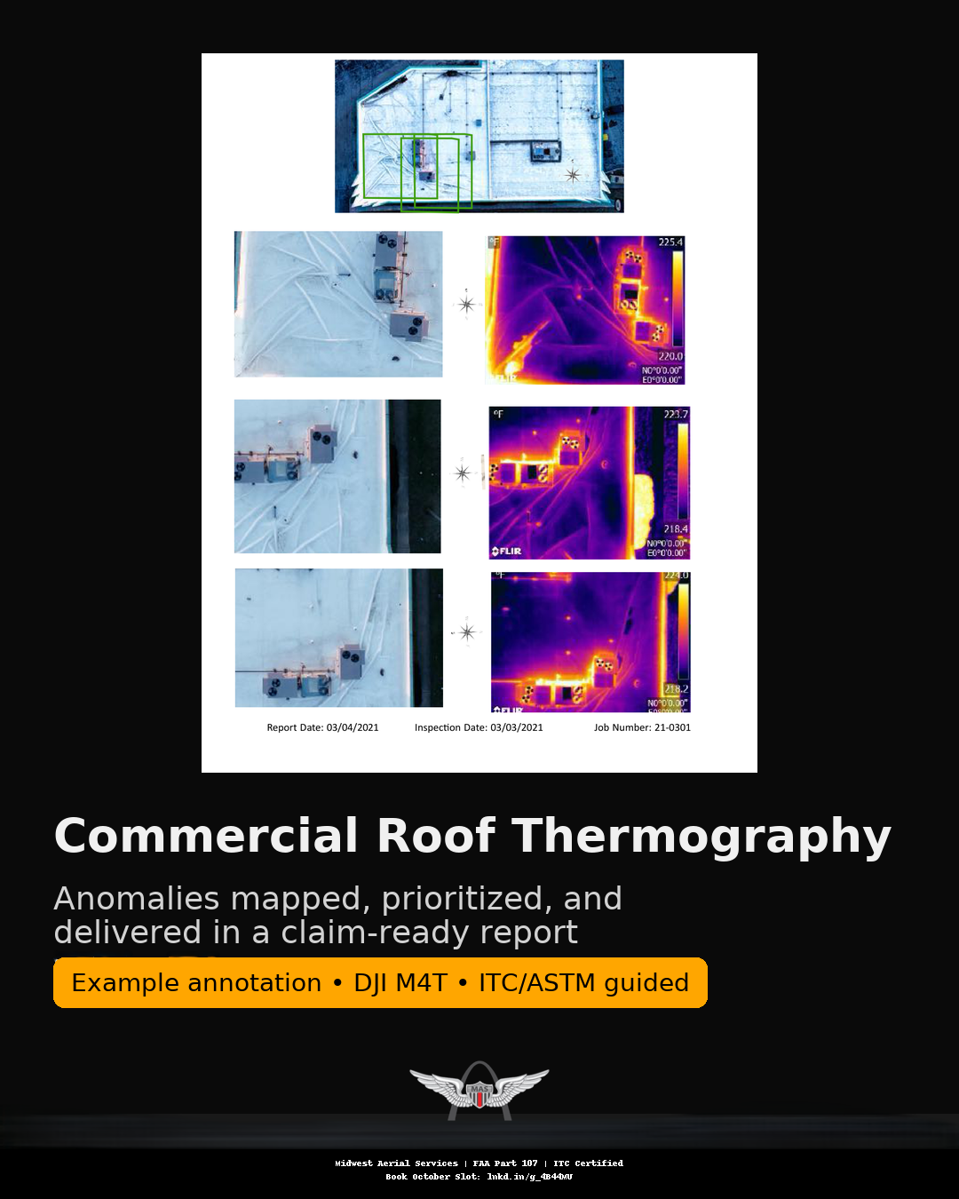 Commercial Roof Thermography proof