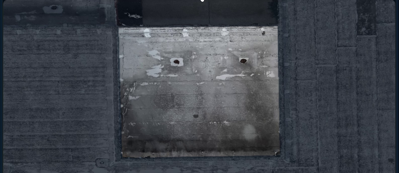Aerial roof baseline in the Roof Evidence Starter